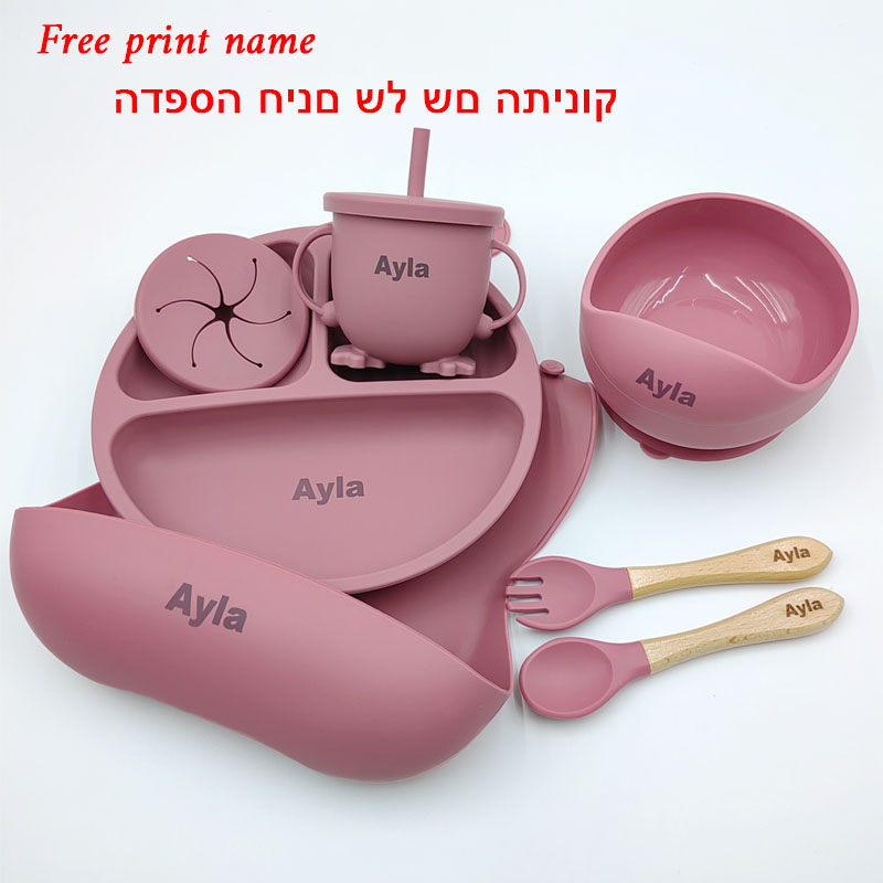 Посуда с именем для детей, сил – обзор и цена Baby Food Menu