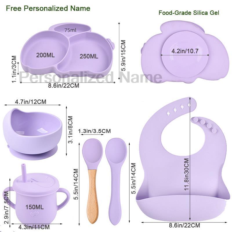 Набор силиконовых тарелок для  – обзор и цена Baby Food Menu